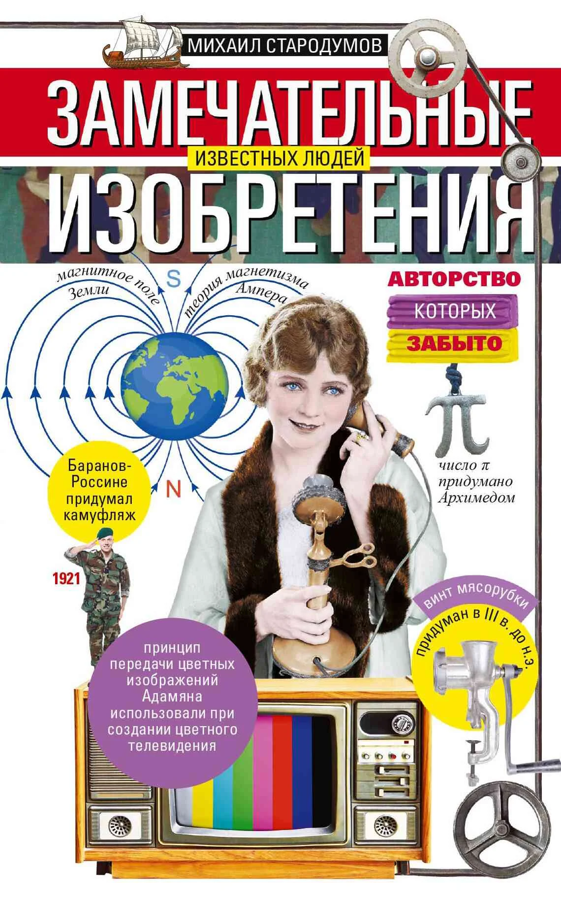 Обложка Замечательные изобретения известных людей авторство которых забыто