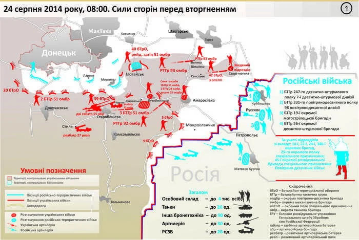 Обложка Аналіз бойових дій в районі Іловайська після вторгнення російських військ 24-29 серпня 2014 року