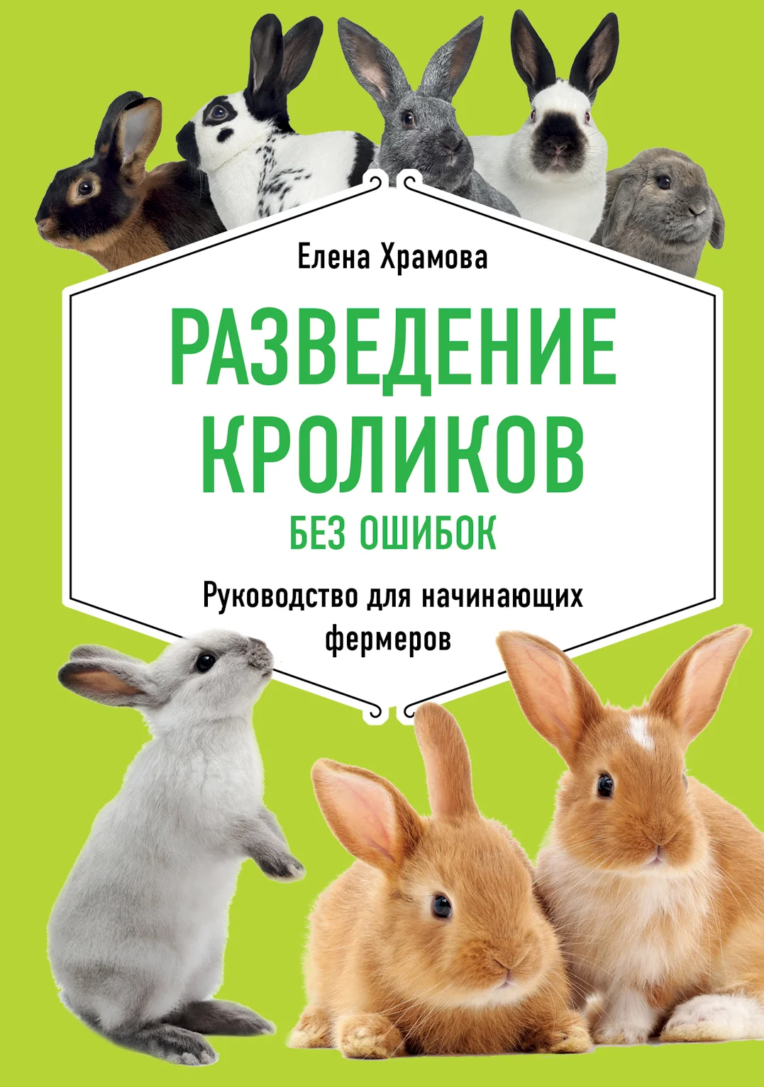 Обложка Разведение кроликов без ошибок. Руководство для начинающих фермеров