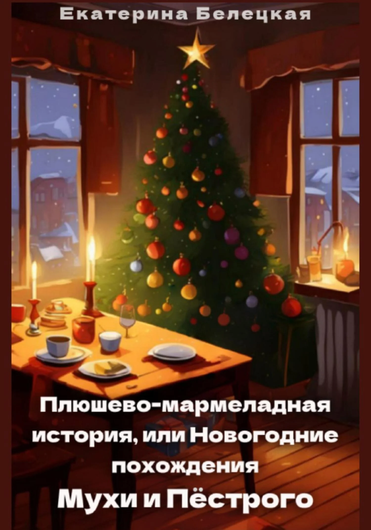 Обложка Плюшево-мармеладная история, или Новогодние похождения Мухи и Пёстрого